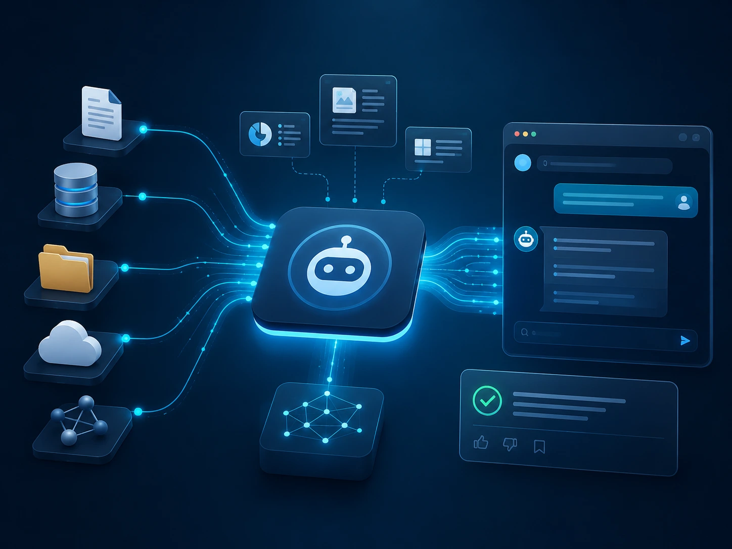 RAG Systems illustration for AI-native mobile app development